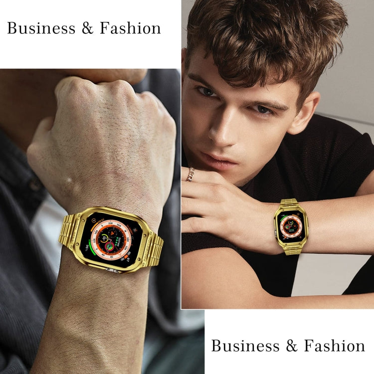金屬一體成型錶殼，適用於 Apple Watch Series SE 2025&6&SE&5&4 44mm，適用於 Apple Watch Ultra 3 / 2 / 1 49mm，適用於 Apple Watch Series 9 / 8 / 7 45mm