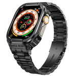 金屬一體成型錶殼，適用於 Apple Watch Series SE 2025&6&SE&5&4 44mm，適用於 Apple Watch Ultra 3 / 2 / 1 49mm，適用於 Apple Watch Series 9 / 8 / 7 45mm