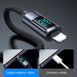 JOYROOM S-CL020A16 20W USB-C / Type-C 轉 8 Pin 數字顯示快充數據線，Type-C 轉 8 Pin