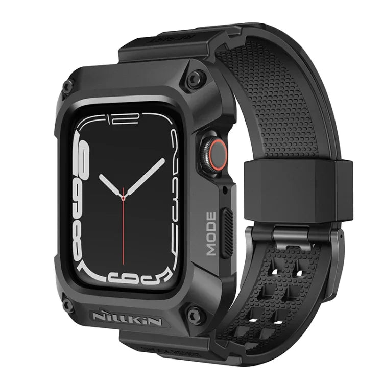 NILLKIN 瑞動系列合金 + TPU 一體成型錶帶，適用於 Apple Watch Series 8&7 45mm