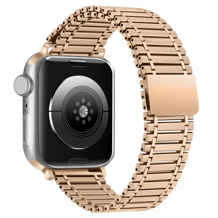 鍊帶磁吸不鏽鋼錶帶，適用於 Apple Watch Series 8&7 41mm / SE 2&6&SE&5&4 40mm / 3&2&1 38mm，適用於 Apple Watch Ultra 49mm / Series 8&7 45mm / SE 2&6&SE&5&4 44mm / 3&2&1 42mm