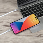 Mech系列 120W USB-C / Type-C 轉 8 Pin 金屬插頭矽膠快充數據線，長度：1.2米，8 Pin，1.2米 Type-C 轉 8 Pin