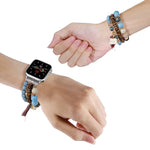 珠子大象吊墜錶帶，適用於 Apple Watch 2 42 mm，適用於 Apple Watch 2 38mm，適用於 Apple Watch 42mm，適用於 Apple Watch 38mm