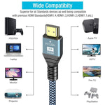 HDMI 2.0 版本 4K 60Hz 高清線，1米、2米、3米、5米