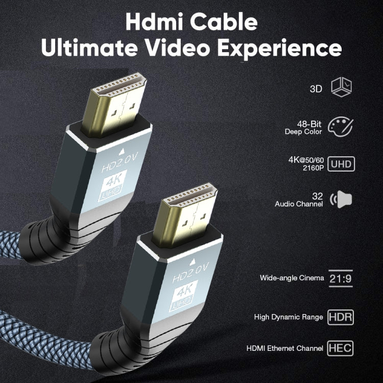 HDMI 2.0 版本 4K 60Hz 高清線，1米、2米、3米、5米