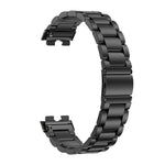 16mm Three Strains Metal Replacement Watch Band, For Huawei Band 8