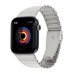 Ocean 金屬替換錶帶，適用於 Apple Watch Ultra 49mm，Apple Watch SE 2023 44mm，Apple Watch 8 41mm，Apple Watch 8 45mm，Apple Watch SE 2023 40mm，Apple Watch 7 45mm，Apple Watch SE 2022 40mm，Apple Watch SE 2022 44mm