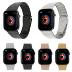 Ocean 金屬替換錶帶，適用於 Apple Watch Ultra 49mm，Apple Watch SE 2023 44mm，Apple Watch 8 41mm，Apple Watch 8 45mm，Apple Watch SE 2023 40mm，Apple Watch 7 45mm，Apple Watch SE 2022 40mm，Apple Watch SE 2022 44mm