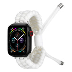 彈性素色矽膠豆豆錶帶，適用於 Apple Watch 4 44mm，Apple Watch 3 38mm，Apple Watch 3 42mm，Apple Watch 2 38mm