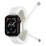 彈性素色矽膠豆豆錶帶，適用於 Apple Watch 9 45mm，適用於 Apple Watch 9 41mm