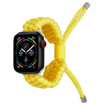 彈性素色矽膠豆豆錶帶，適用於 Apple Watch 9 45mm，適用於 Apple Watch 9 41mm