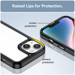 彩色系列壓克力 + TPU 手機殼，適用於 iPhone 15