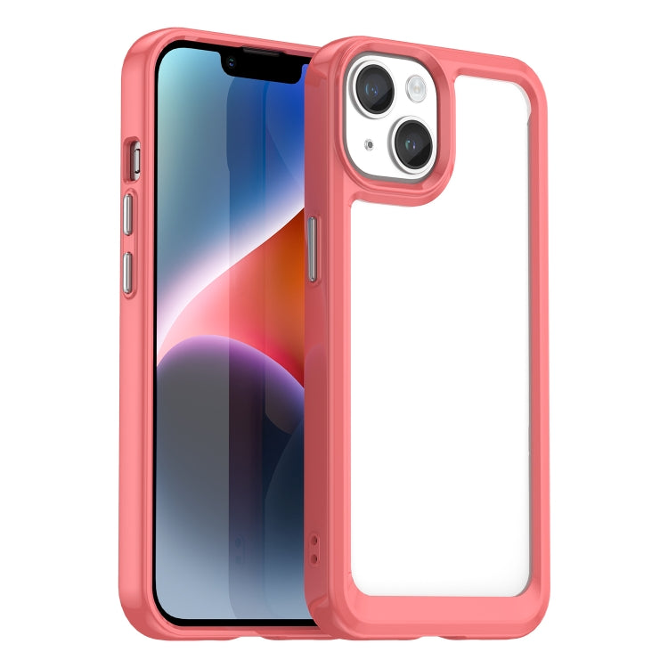 彩色系列壓克力 + TPU 手機殼，適用於 iPhone 15