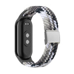 Adjustable Nylon Braided Steel Buckle Watch Band, For Xiaomi Mi Band 8