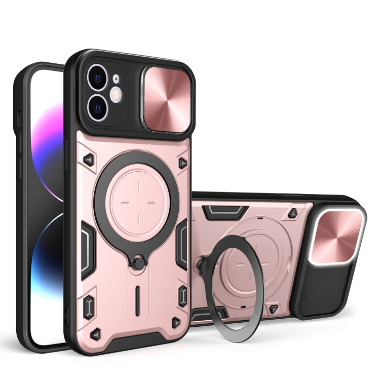 CD紋理滑動鏡頭蓋磁吸手機殼，適用於iPhone 11，適用於iPhone 11 Pro
