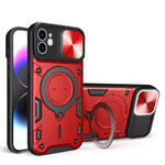 CD紋理滑動鏡頭蓋磁吸手機殼，適用於iPhone 11，適用於iPhone 11 Pro