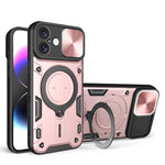 CD紋理滑動鏡頭蓋磁吸手機殼，適用於iPhone 17e / 16e，適用於iPhone 17 Pro Max，適用於iPhone 17 Pro，適用於iPhone 17，適用於iPhone Air，適用於iPhone 16 Pro Max，適用於iPhone 16 Pro，適用於iPhone 16 Plus