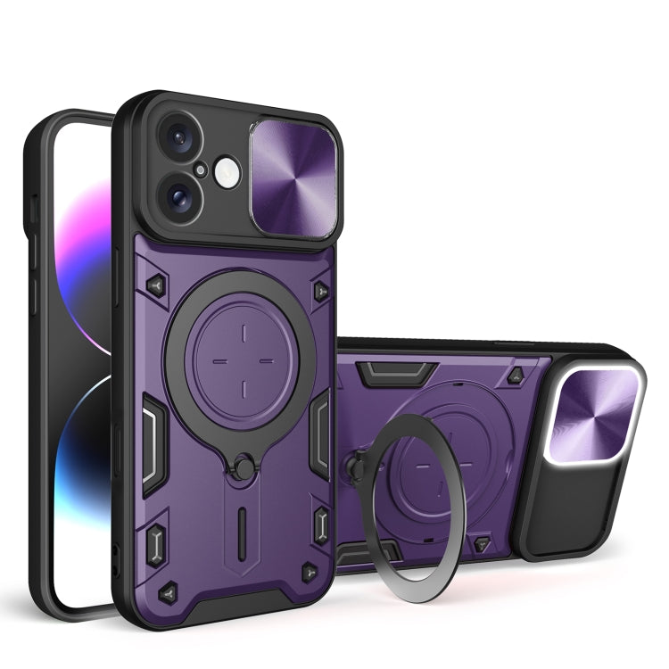 CD紋理滑動鏡頭蓋磁吸手機殼，適用於iPhone 17e / 16e，適用於iPhone 17 Pro Max，適用於iPhone 17 Pro，適用於iPhone 17，適用於iPhone Air，適用於iPhone 16 Pro Max，適用於iPhone 16 Pro，適用於iPhone 16 Plus