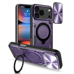 CD紋理滑動鏡頭蓋磁吸手機殼，適用於iPhone 17e / 16e，適用於iPhone 17 Pro Max，適用於iPhone 17 Pro，適用於iPhone 17，適用於iPhone Air，適用於iPhone 16 Pro Max，適用於iPhone 16 Pro，適用於iPhone 16 Plus