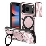 CD紋理滑動鏡頭蓋磁吸手機殼，適用於iPhone 17e / 16e，適用於iPhone 17 Pro Max，適用於iPhone 17 Pro，適用於iPhone 17，適用於iPhone Air，適用於iPhone 16 Pro Max，適用於iPhone 16 Pro，適用於iPhone 16 Plus