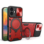 CD紋理滑動鏡頭蓋磁吸手機殼，適用於iPhone 17e / 16e，適用於iPhone 17 Pro Max，適用於iPhone 17 Pro，適用於iPhone 17，適用於iPhone Air，適用於iPhone 16 Pro Max，適用於iPhone 16 Pro，適用於iPhone 16 Plus