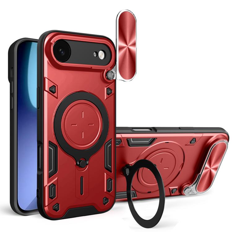 CD紋理滑動鏡頭蓋磁吸手機殼，適用於iPhone 17e / 16e，適用於iPhone 17 Pro Max，適用於iPhone 17 Pro，適用於iPhone 17，適用於iPhone Air，適用於iPhone 16 Pro Max，適用於iPhone 16 Pro，適用於iPhone 16 Plus