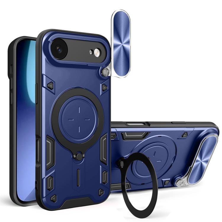 CD紋理滑動鏡頭蓋磁吸手機殼，適用於iPhone 17e / 16e，適用於iPhone 17 Pro Max，適用於iPhone 17 Pro，適用於iPhone 17，適用於iPhone Air，適用於iPhone 16 Pro Max，適用於iPhone 16 Pro，適用於iPhone 16 Plus