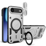 CD紋理滑動鏡頭蓋磁吸手機殼，適用於iPhone 17e / 16e，適用於iPhone 17 Pro Max，適用於iPhone 17 Pro，適用於iPhone 17，適用於iPhone Air，適用於iPhone 16 Pro Max，適用於iPhone 16 Pro，適用於iPhone 16 Plus