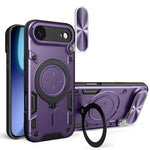 CD紋理滑動鏡頭蓋磁吸手機殼，適用於iPhone 17e / 16e，適用於iPhone 17 Pro Max，適用於iPhone 17 Pro，適用於iPhone 17，適用於iPhone Air，適用於iPhone 16 Pro Max，適用於iPhone 16 Pro，適用於iPhone 16 Plus