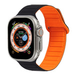 環形磁吸矽膠錶帶，適用於 Apple Watch 7 41mm，Apple Watch 7 45mm，Apple Watch SE 40mm