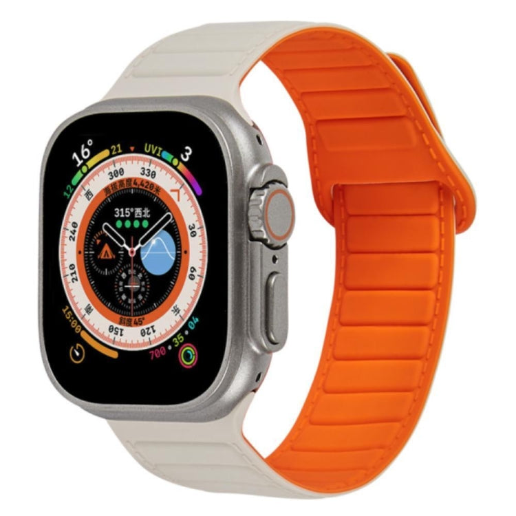 環形磁吸矽膠錶帶，適用於 Apple Watch 7 41mm，Apple Watch 7 45mm，Apple Watch SE 40mm