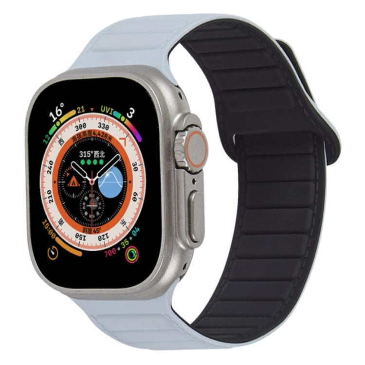 環形磁吸矽膠錶帶，適用於 Apple Watch 7 41mm，Apple Watch 7 45mm，Apple Watch SE 40mm