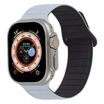 環形磁吸矽膠錶帶，適用於 Apple Watch 38mm