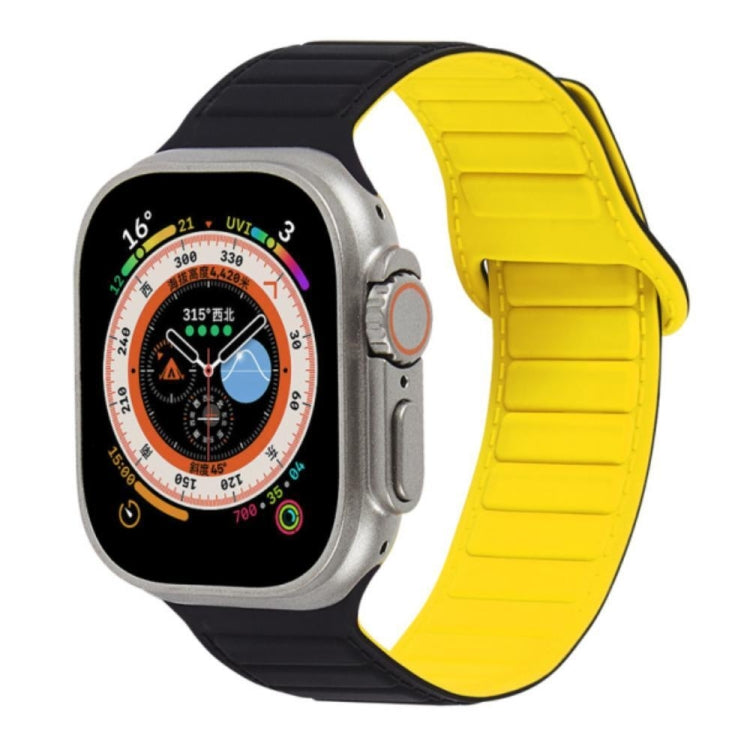 磁吸矽膠錶帶，適用於 Apple Watch Series 10 46mm、Apple Watch Series 10 42mm、Apple Watch SE 2023 44mm