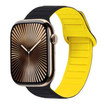 磁吸矽膠錶帶，適用於 Apple Watch Series 10 46mm、Apple Watch Series 10 42mm、Apple Watch SE 2023 44mm