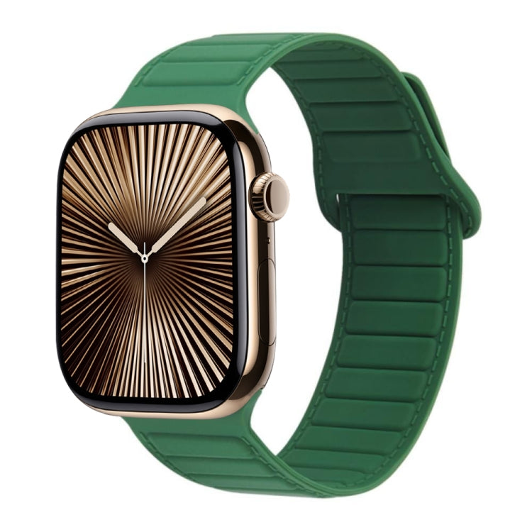 磁吸矽膠錶帶，適用於 Apple Watch Series 10 46mm、Apple Watch Series 10 42mm、Apple Watch SE 2023 44mm