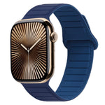 磁吸矽膠錶帶，適用於 Apple Watch Series 10 46mm、Apple Watch Series 10 42mm、Apple Watch SE 2023 44mm