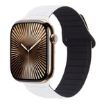 磁吸矽膠錶帶，適用於 Apple Watch Series 10 46mm、Apple Watch Series 10 42mm、Apple Watch SE 2023 44mm