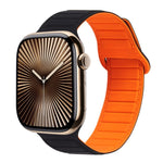 磁吸矽膠錶帶，適用於 Apple Watch Series 10 46mm、Apple Watch Series 10 42mm、Apple Watch SE 2023 44mm