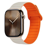 磁吸矽膠錶帶，適用於 Apple Watch Series 10 46mm、Apple Watch Series 10 42mm、Apple Watch SE 2023 44mm