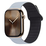 磁吸矽膠錶帶，適用於 Apple Watch Series 10 46mm、Apple Watch Series 10 42mm、Apple Watch SE 2023 44mm