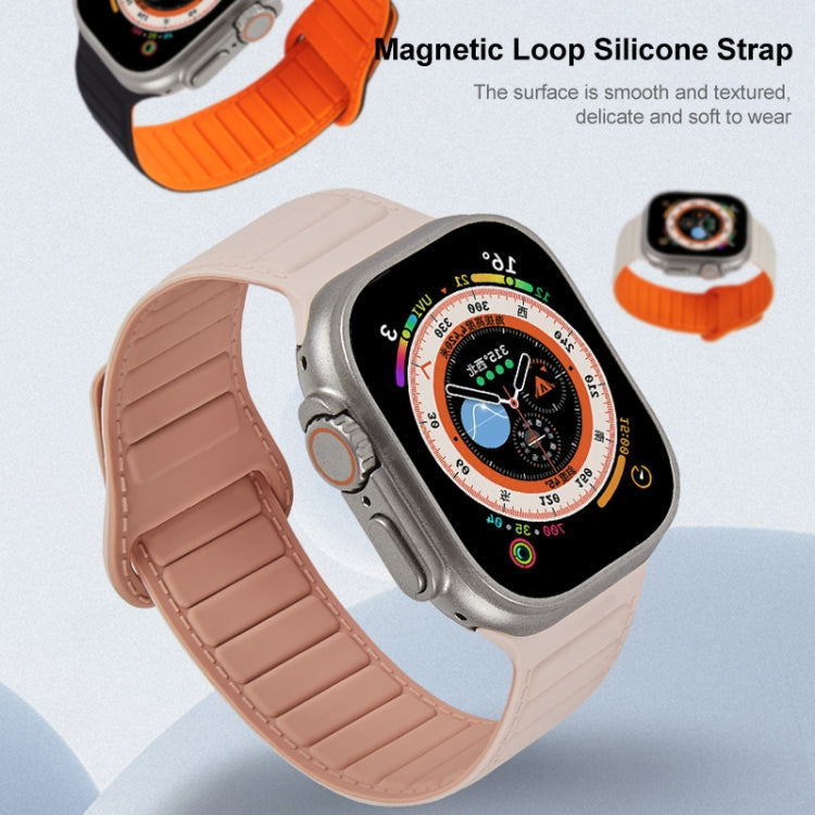 環形磁吸矽膠錶帶，適用於 Apple Watch SE 44mm，Apple Watch 6 40mm，Apple Watch 6 44mm