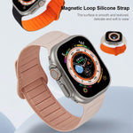 環形磁吸矽膠錶帶，適用於 Apple Watch 2 42mm，Apple Watch 2 38mm，Apple Watch 42mm