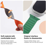 Loop Magnetic Silicone Watch Band, For Apple Watch 9 41mm, For Apple Watch Ultra 49mm, For Apple Watch 8 41mm