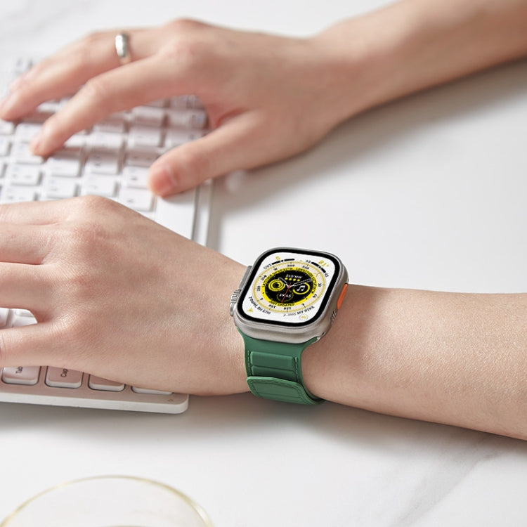 環形磁吸矽膠錶帶，適用於 Apple Watch 2 42mm，Apple Watch 2 38mm，Apple Watch 42mm