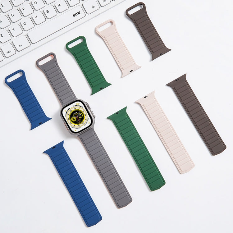 環形磁吸矽膠錶帶，適用於 Apple Watch 4 40mm，Apple Watch 3 38mm，Apple Watch 3 42mm