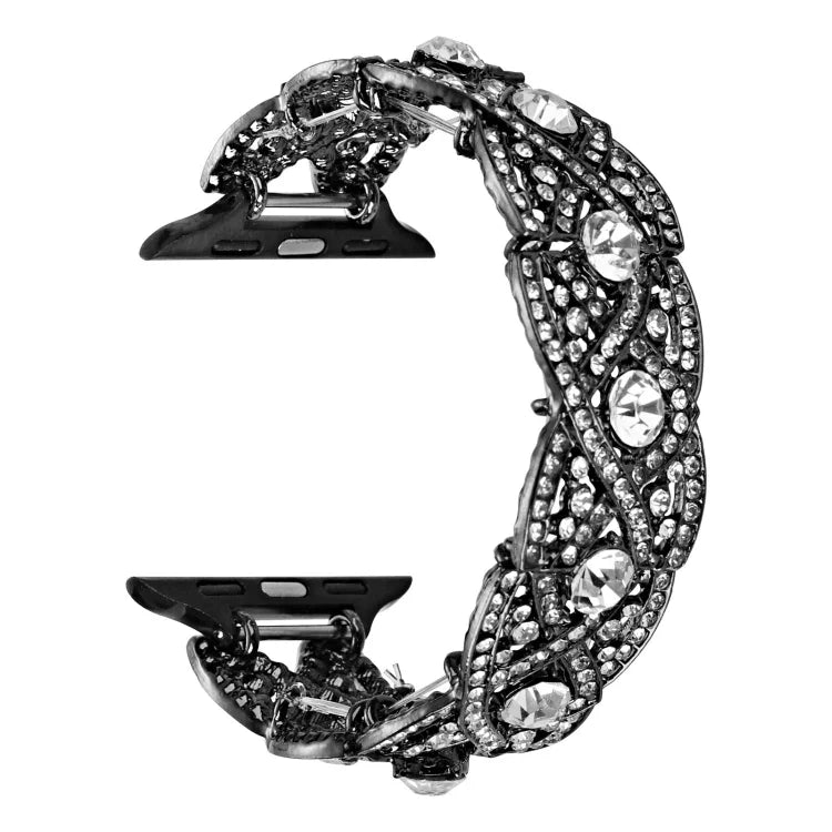 鑽石扭轉金屬錶帶，適用於 Apple Watch Series 10 46mm，Apple Watch Series 10 42mm，Apple Watch SE 2023 44mm，Apple Watch SE 2023 40mm，Apple Watch Ultra 2 49mm，Apple Watch 9 45mm，Apple Watch 9 41mm