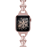 Ladder Buckle Metal Watch Band, For Apple Watch Ultra 49mm, For Apple Watch 8 41mm, For Apple Watch 8 45mm, For Apple Watch SE 2022 40mm, For Apple Watch SE 2022 44mm, For Apple Watch 7 41mm, For Apple Watch 7 45mm, For Apple Watch SE 40mm             ...