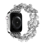 四葉珠金屬錶帶，適用於Apple Watch Series 10 46毫米，適用於Apple Watch Series 10 42毫米，適用於Apple Watch SE 2023 44毫米，適用於Apple Watch SE 2023 40毫米，適用於Apple Watch Ultra 2 49毫米，適用於Apple Watch 9 45毫米，適用於Apple Watch 9 41毫米