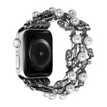 四葉珠金屬錶帶，適用於Apple Watch Series 10 46毫米，適用於Apple Watch Series 10 42毫米，適用於Apple Watch SE 2023 44毫米，適用於Apple Watch SE 2023 40毫米，適用於Apple Watch Ultra 2 49毫米，適用於Apple Watch 9 45毫米，適用於Apple Watch 9 41毫米